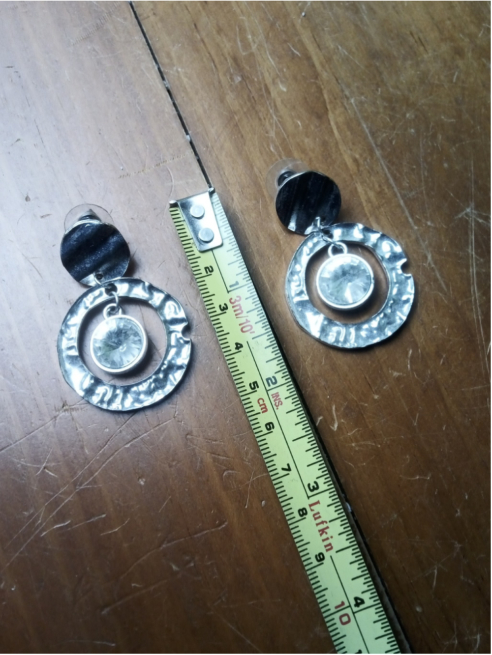 Unbranded Dangle Earrings Silver One Size - Picture 4 of 4